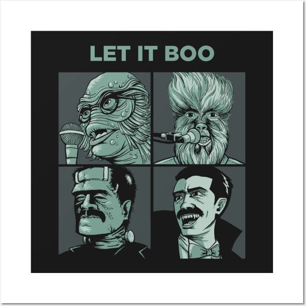 Let it Boo Wall Art by brentbaldwin